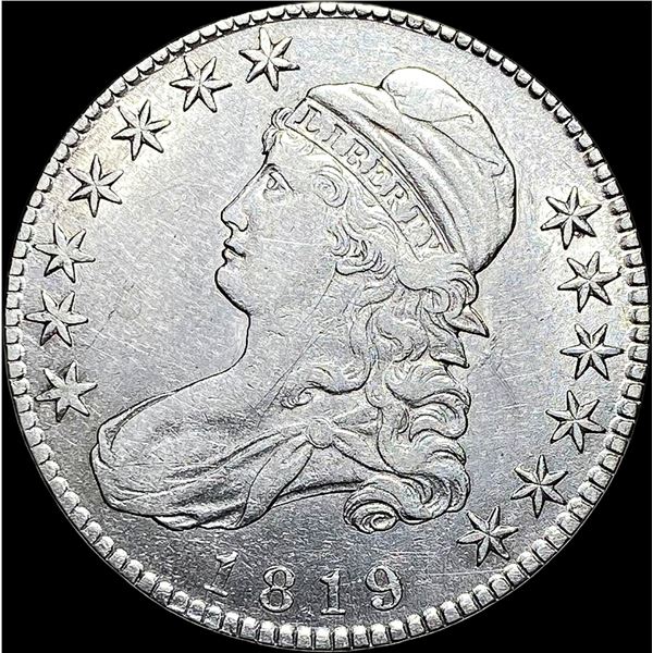 1819 Capped Bust Half Dollar CLOSELY  UNCIRCULATED