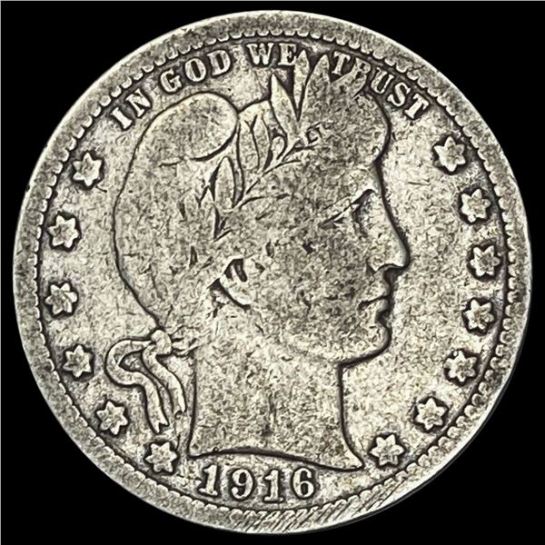 1916 Barber Quarter NICELY CIRCULATED