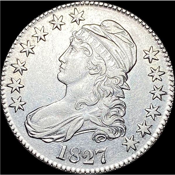 1827 Capped Bust Half Dollar CLOSELY  UNCIRCULATED