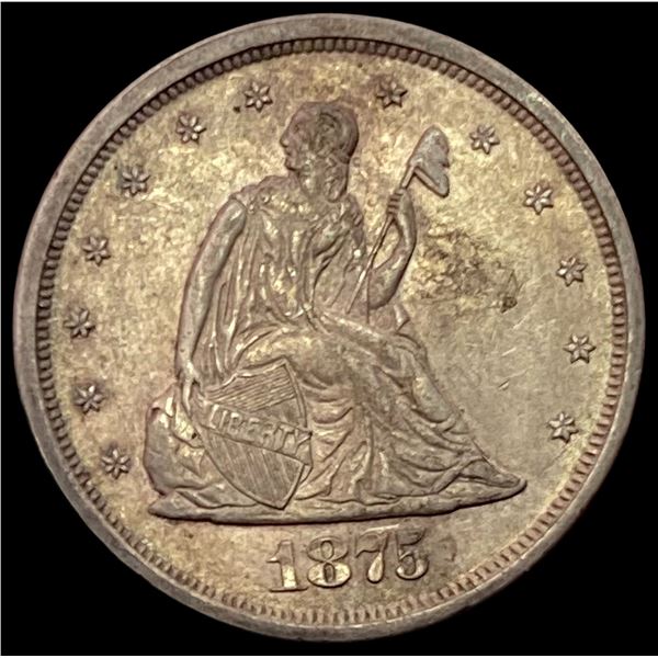 1875-S Twenty Cent Piece UNCIRCULATED