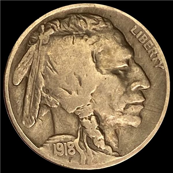 1918-S Buffalo Nickel LIGHTLY CIRCULATED