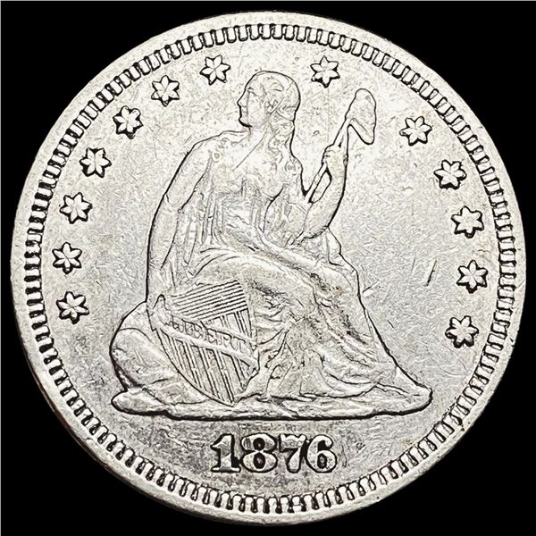 1876 Seated Liberty Quarter CLOSELY UNCIRCULATED