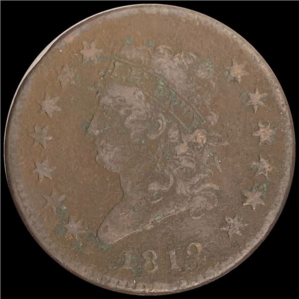 1812 Classic Head Large Cent NICELY CIRCULATED