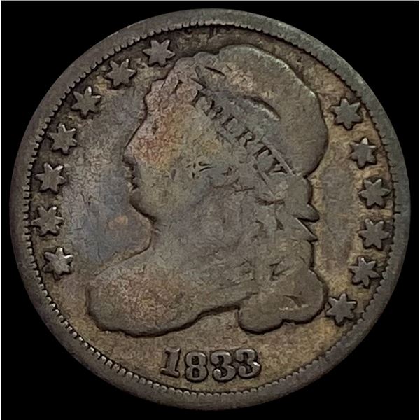 1833 Capped Bust Half Dime NICELY CIRCULATED