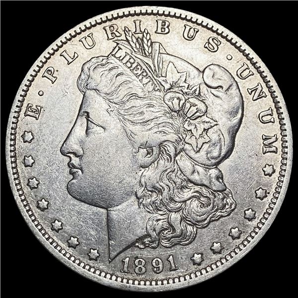 1891-O Morgan Silver Dollar NEARLY UNCIRCULATED