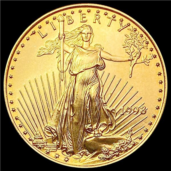 1998 US 1/2oz Gold Eagle SUPERB GEM BU