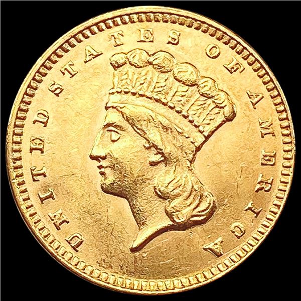 1874 Rare Gold Dollar UNCIRCULATED