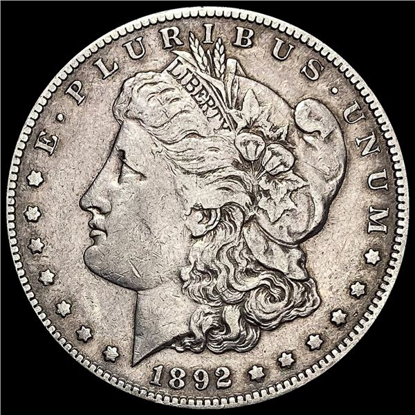 1892-S Morgan Silver Dollar LIGHTLY CIRCULATED