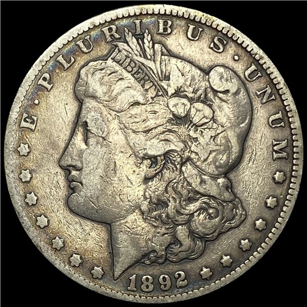 1892-CC Morgan Silver Dollar LIGHTLY CIRCULATED