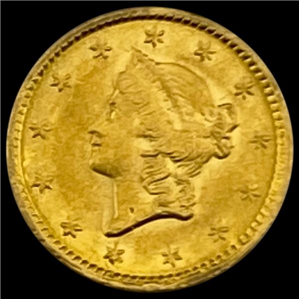 1851 Liberty Head Gold Dollar CHOICE AU