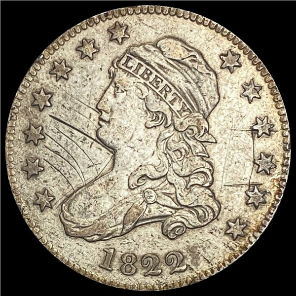 1822 Capped Bust Quarter CLOSELY UNCIRCULATED