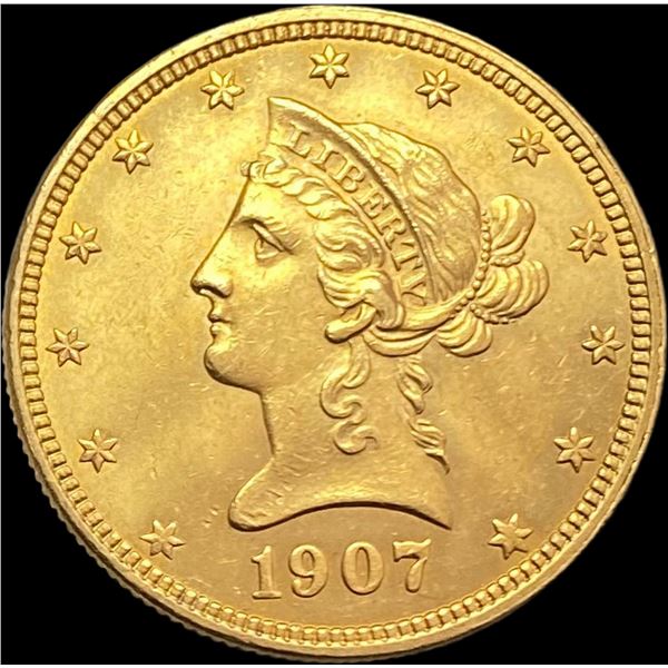 1907 $10 Gold Eagle UNCIRCULATED