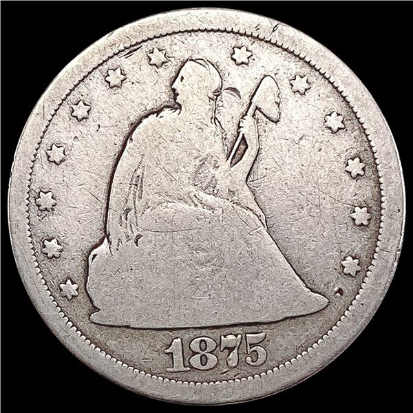 1875-S Twenty Cent Piece NICELY CIRCULATED