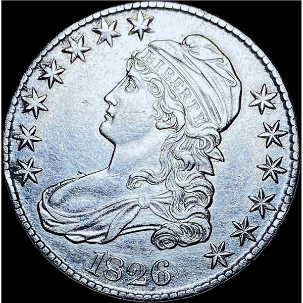 1826 Capped Bust Half Dollar CHOICE AU
