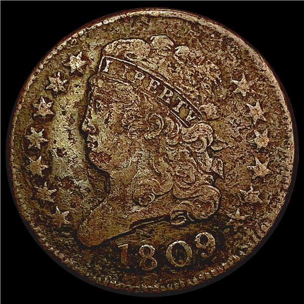 1809 Classic Head Half Cent LIGHTLY CIRCULATED