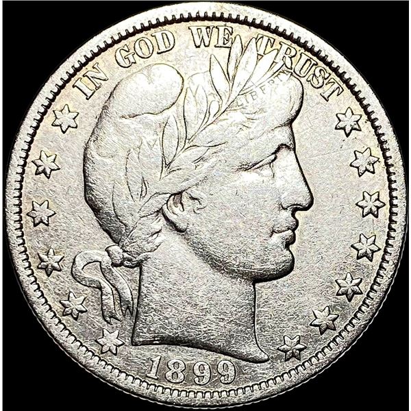 1899-O Silver Barber Half Dollar LIGHTLY  CIRCULATED