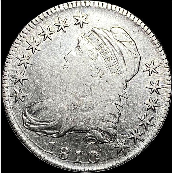 1810 Capped Bust Half Dollar LIGHTLY  CIRCULATED