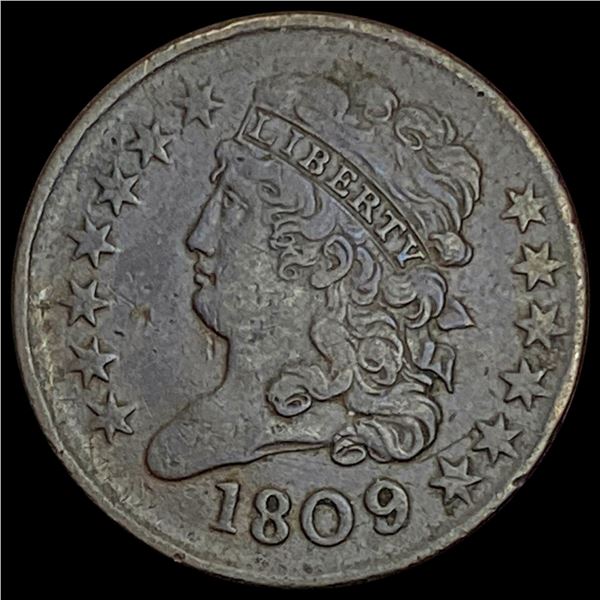 1809 Classic Head Half Cent CLOSELY UNCIRCULATED