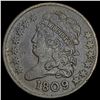 Image 1 : 1809 Classic Head Half Cent CLOSELY UNCIRCULATED
