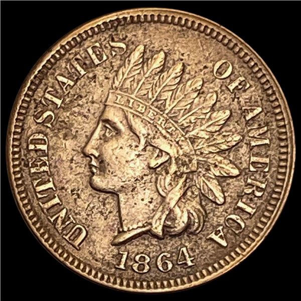 1864 L Indian Head Cent CLOSELY UNCIRCULATED