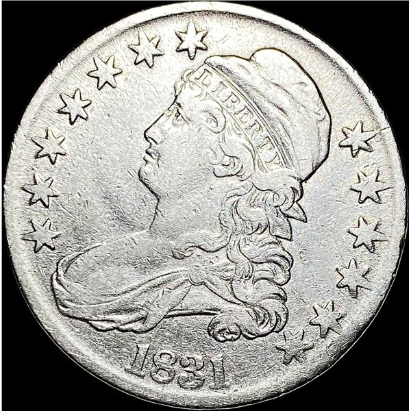 1831 Capped Bust Half Dollar LIGHTLY  CIRCULATED