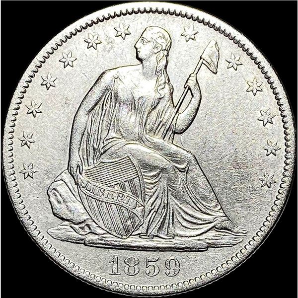 1859-O Seated Liberty Half Dollar CLOSELY  UNCIRCULATED