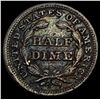 Image 2 : 1847 Seated Liberty Half Dime CLOSELY UNCIRCULATED