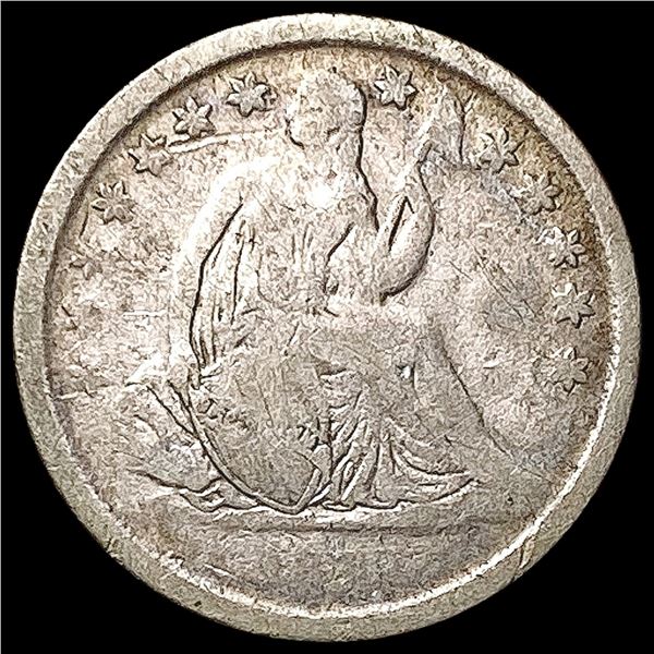 1837-1891 Seated Liberty Dime NICELY CIRCULATED