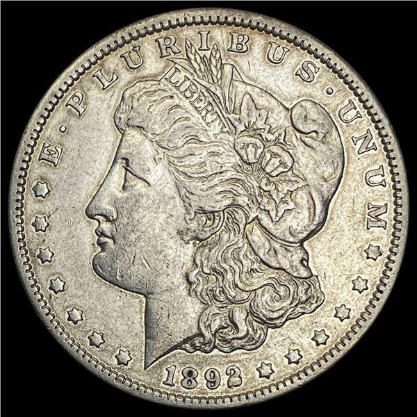 1892-CC Morgan Silver Dollar NEARLY UNCIRCULATED