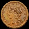 1851 Braided Hair Half Cent CLOSELY UNCIRCULATED