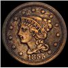1855 Braided Hair Large Cent LIGHTLY CIRCULATED