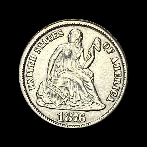 1876 Seated Liberty Dime UNCIRCULATED