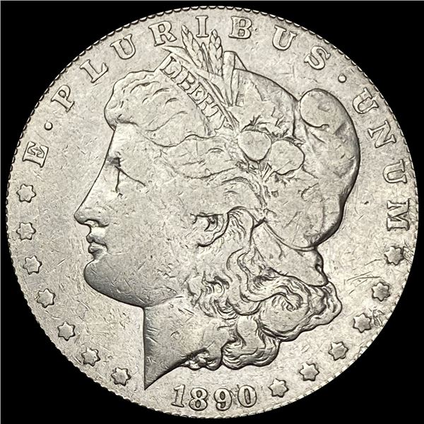 1890-CC Morgan Silver Dollar LIGHTLY CIRCULATED
