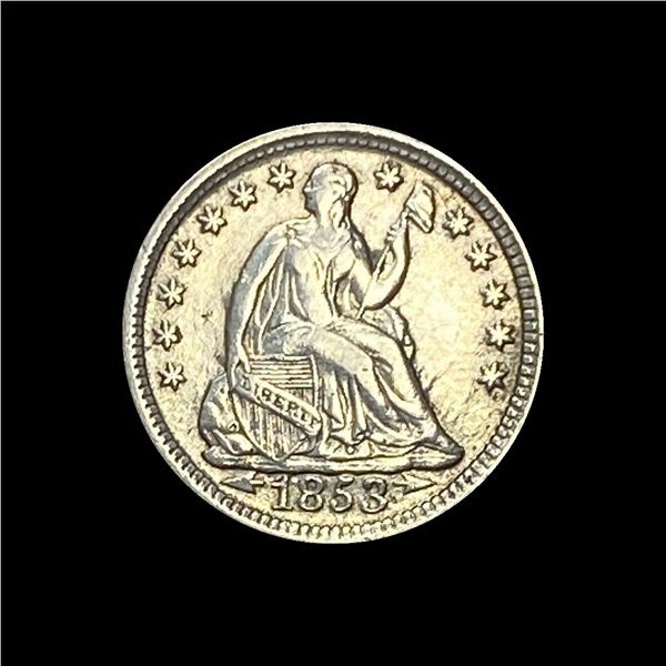 1853 Seated Liberty Half Dime CLOSELY UNCIRCULATED
