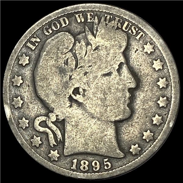 1895-O Barber Half Dollar LIGHTLY CIRCULATED