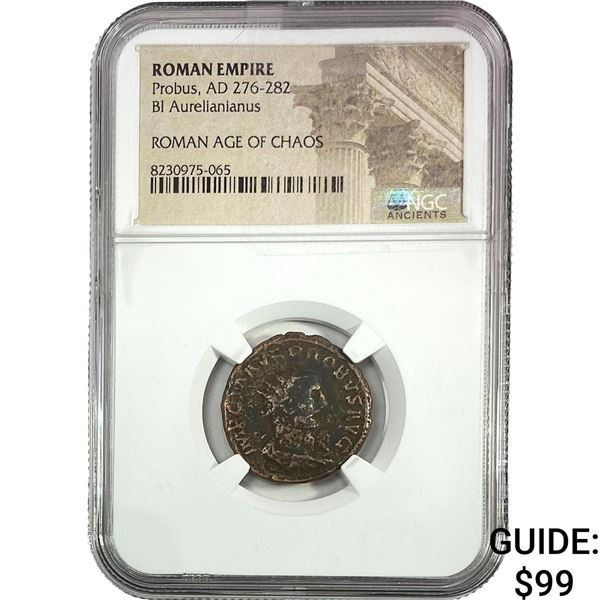 Roman Empire Probus AD 276-282 BI Aurelianianus