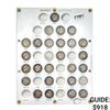 Image 1 : 1904-1916 Barber Quarter Set Case 27 of 37  Coins