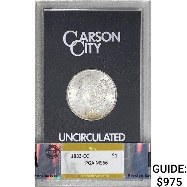 1883-CC Silver Morgan Dollar PGA MS66 GSA
