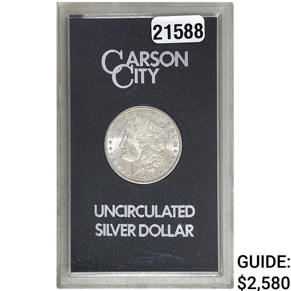 1880-CC Silver Morgan Dollar   80/79 Rev 78