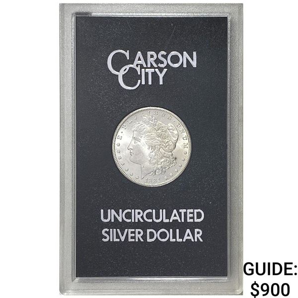 1884-CC Silver Morgan Dollar