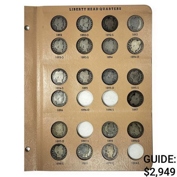 1892-1916 Barber 25C Album [57] Coins