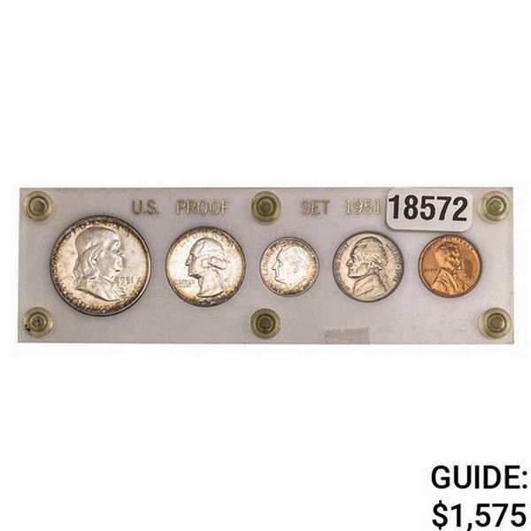 1951 U.S. Proof Set 1C-50C