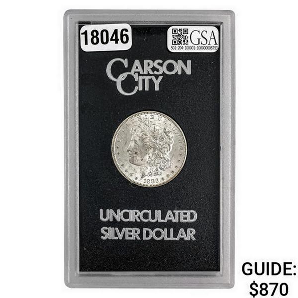 1883-CC Morgan Silver Dollar