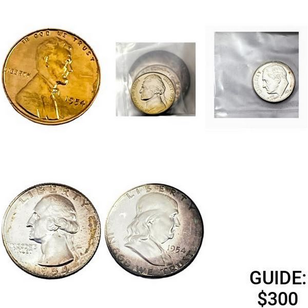 1954 U.S. Proof Set 1C-50C