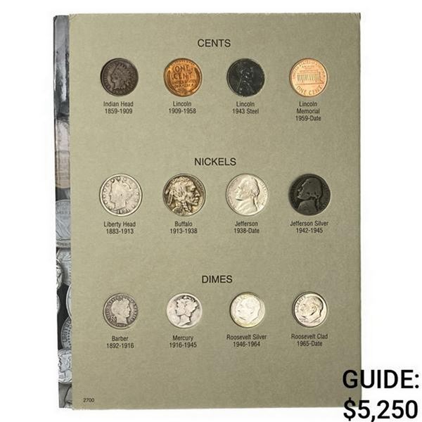 1901-2003 Coins of the 20TH Century Album