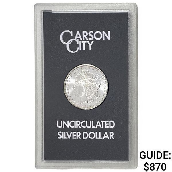 1884-CC Morgan Silver Dollar GSA UNCIRCULATED