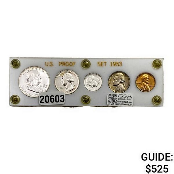 1953 U.S. 1C-50C Proof Set