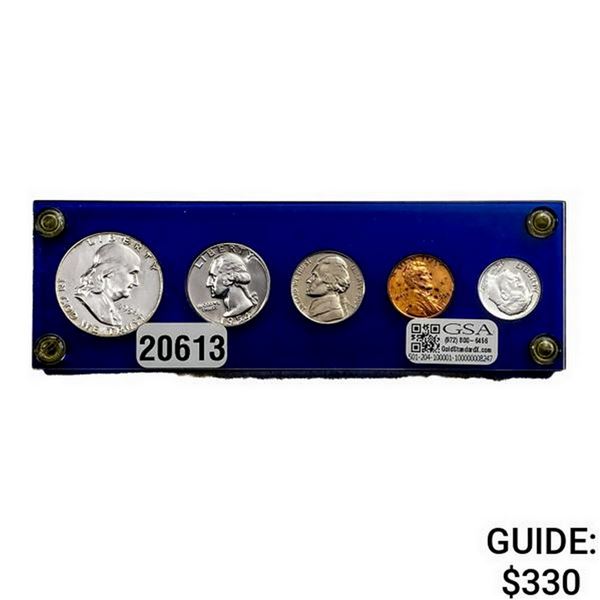 1954 U.S. 1C-50C Proof Set