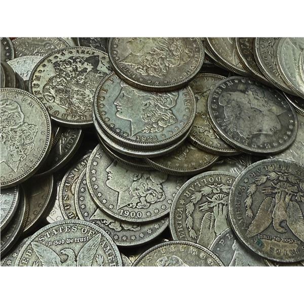 [20 coins] 1878-1921 Morgan Dollar Roll Nice Circ