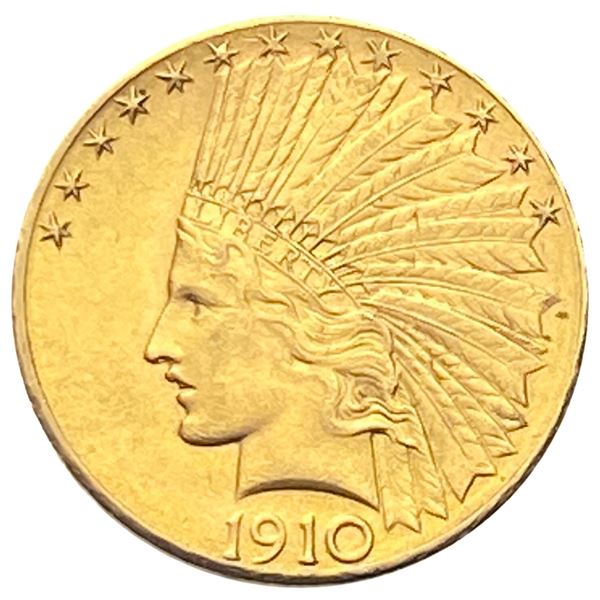 1910-D $10 Gold Eagle MS